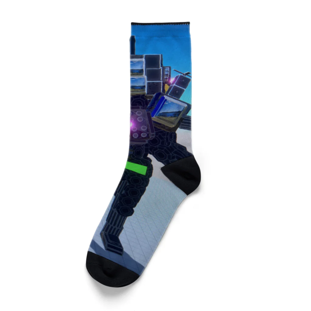 日本の文化/自然の奇跡コレクションのアップグレード・タイタンラージテレビマン Socks