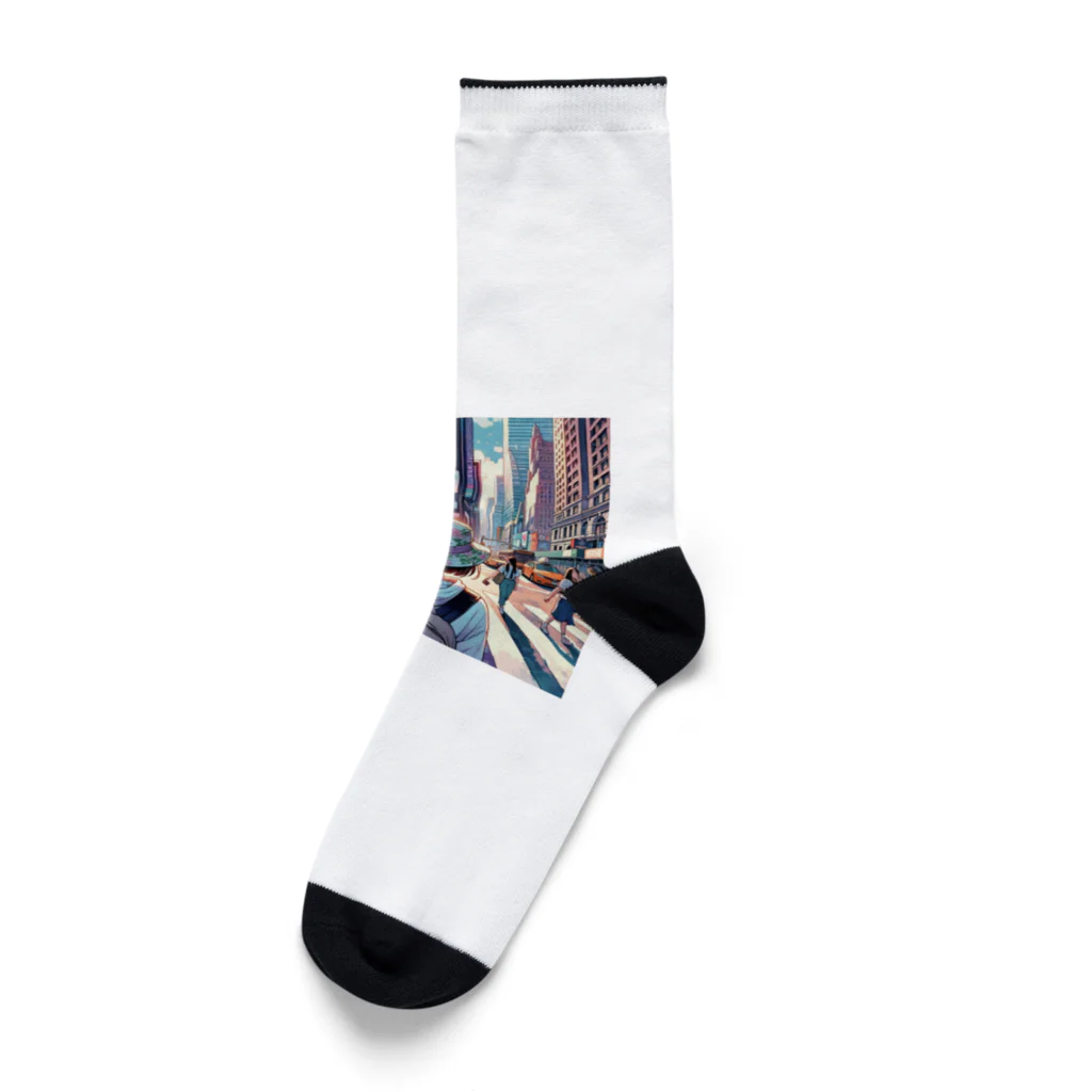 Artful Whiskersの一人旅の少女 Socks