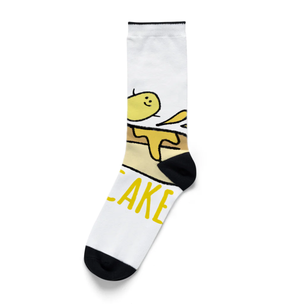 チョコミントの波乗りバター Socks