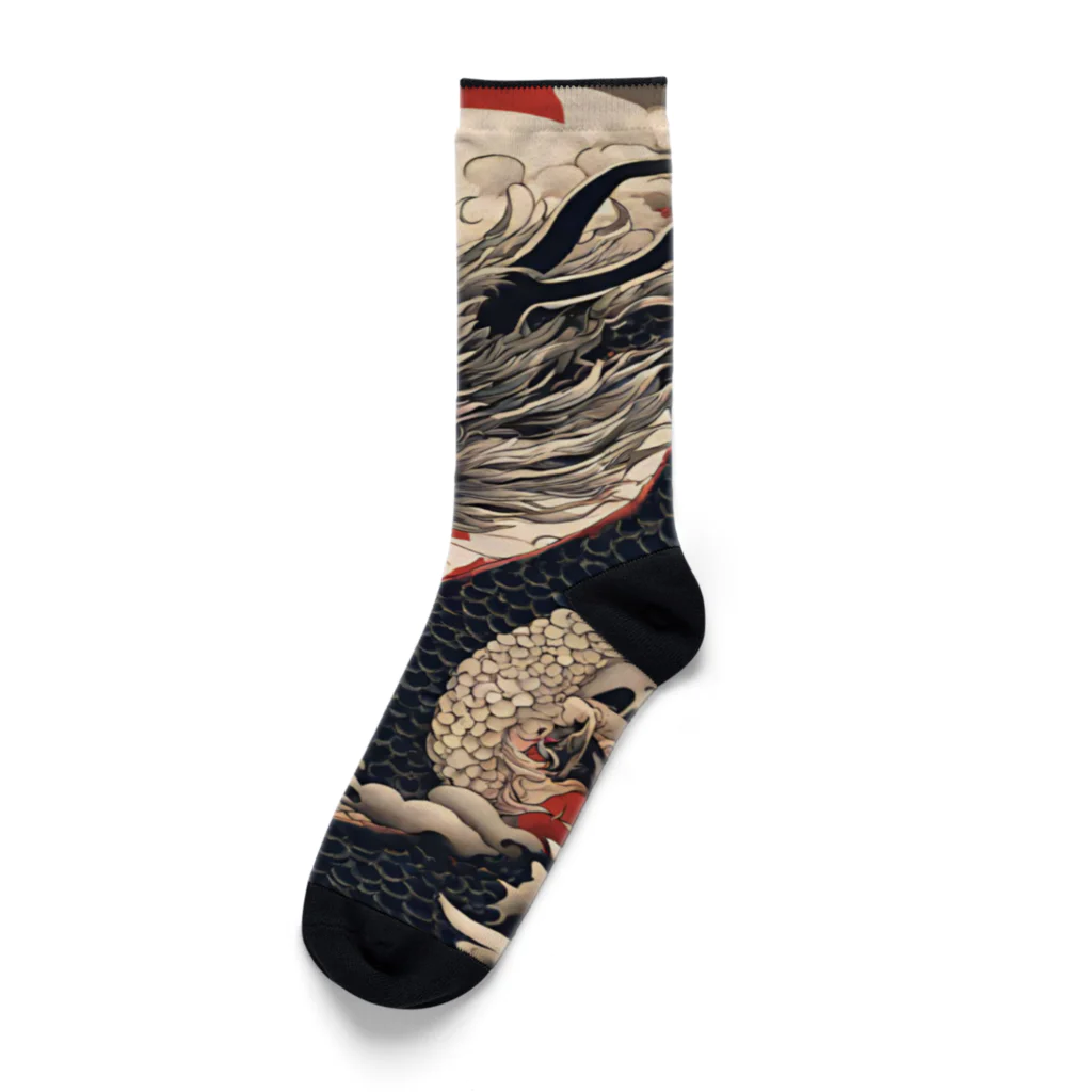 kansaijin_ryoの龍　① Socks