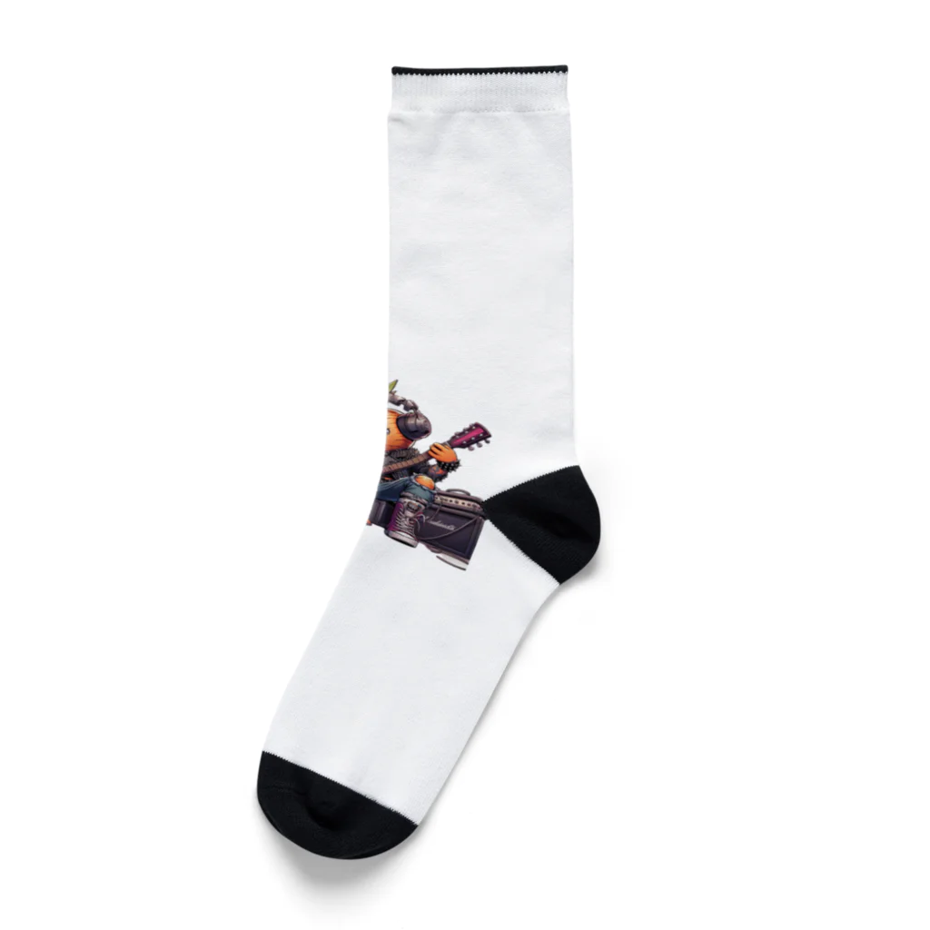 おふざけのロック人参 Socks