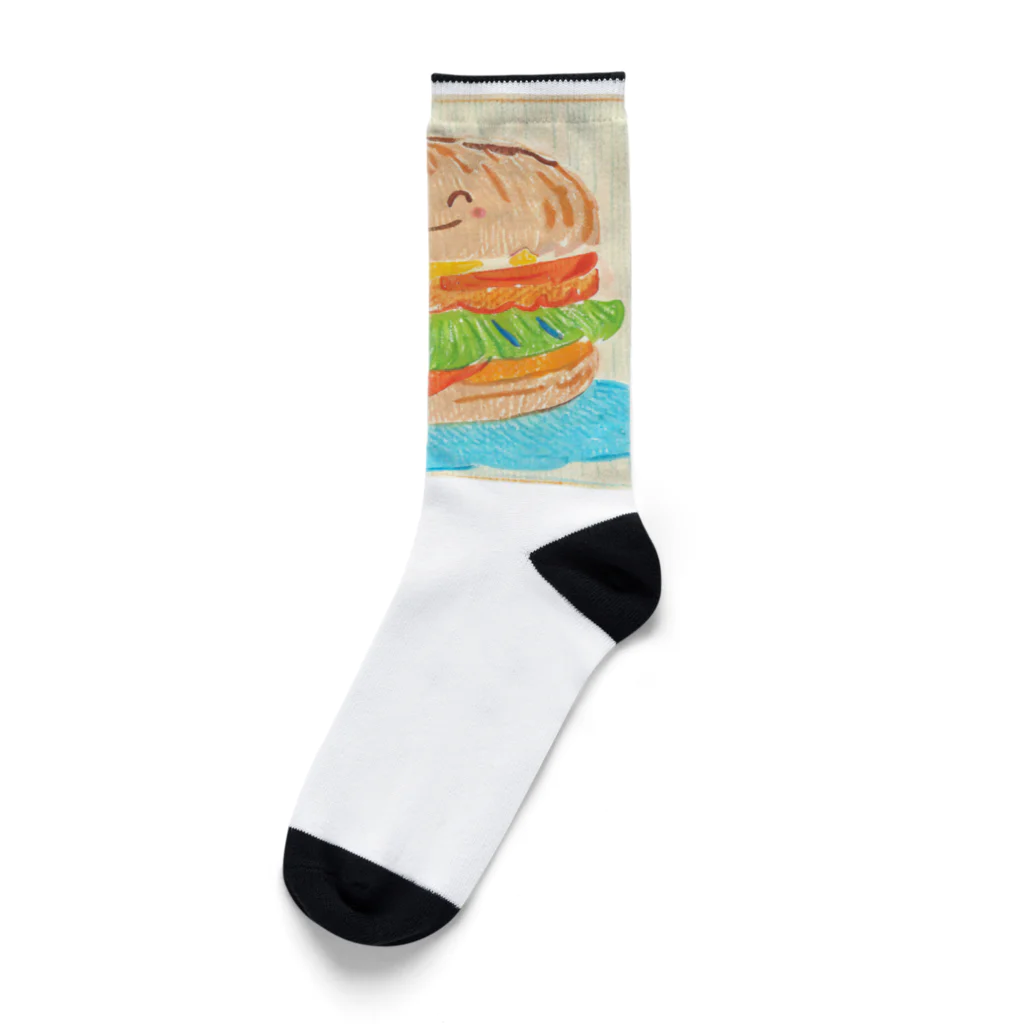 ユンズローズのバーガーくん Socks