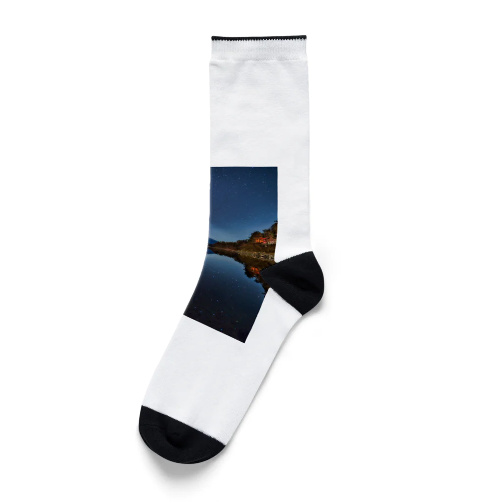 やさぴーの富士山 Socks