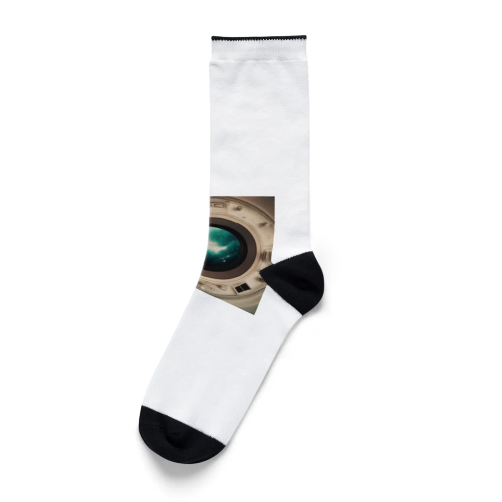 テフラんずの窓の外は宇宙 Socks