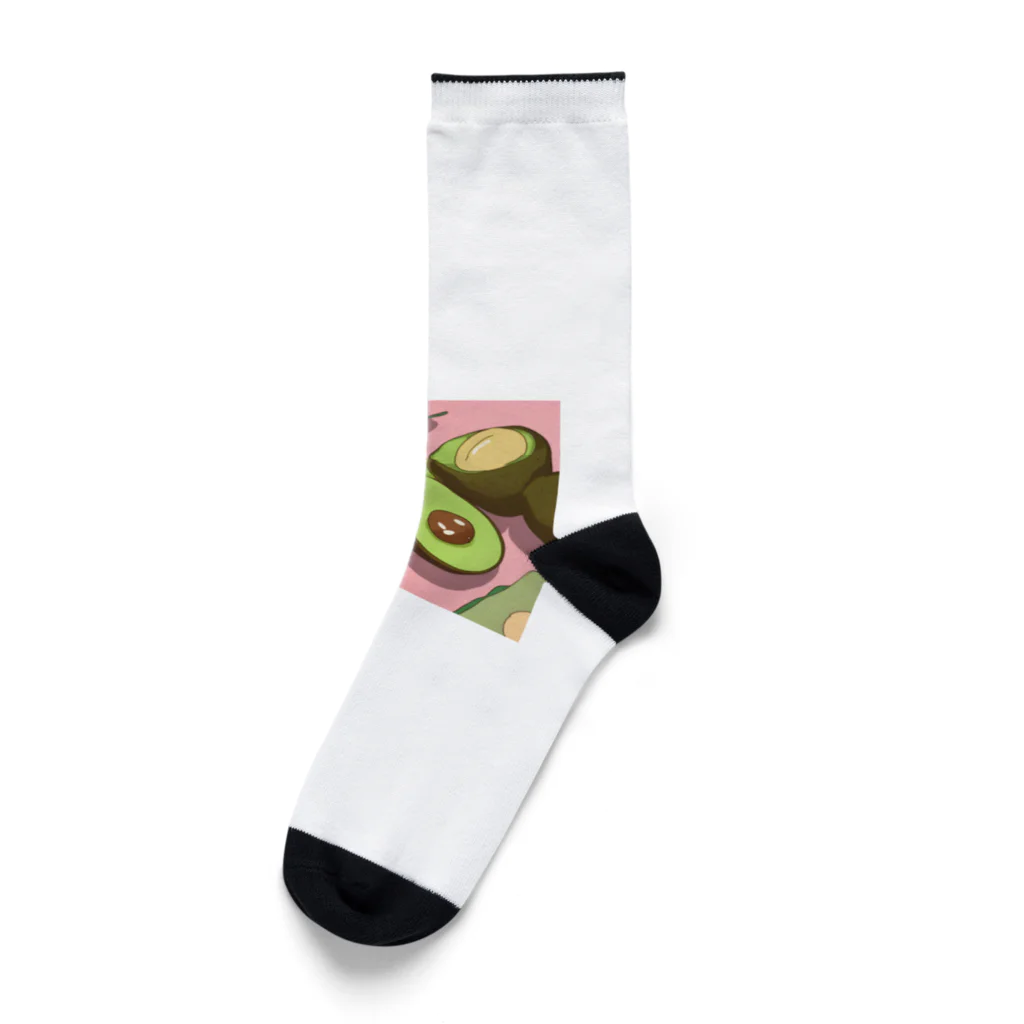 ai美女ショップのアボカド Socks