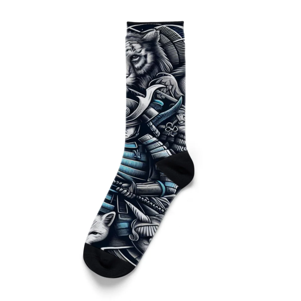 bycatの侍大将とshinobi達 Socks