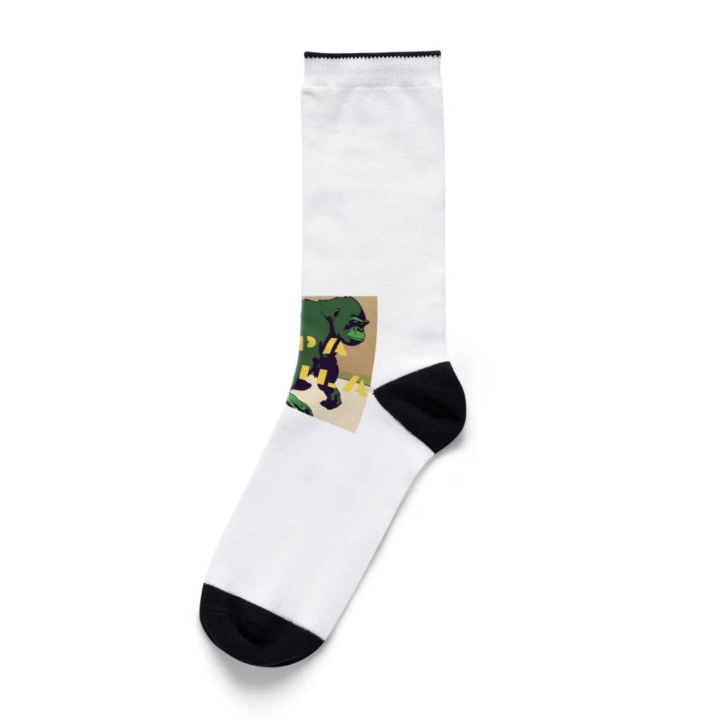 TKSTYLE_DESIGN_OFFICEのPAPA GORILA Socks