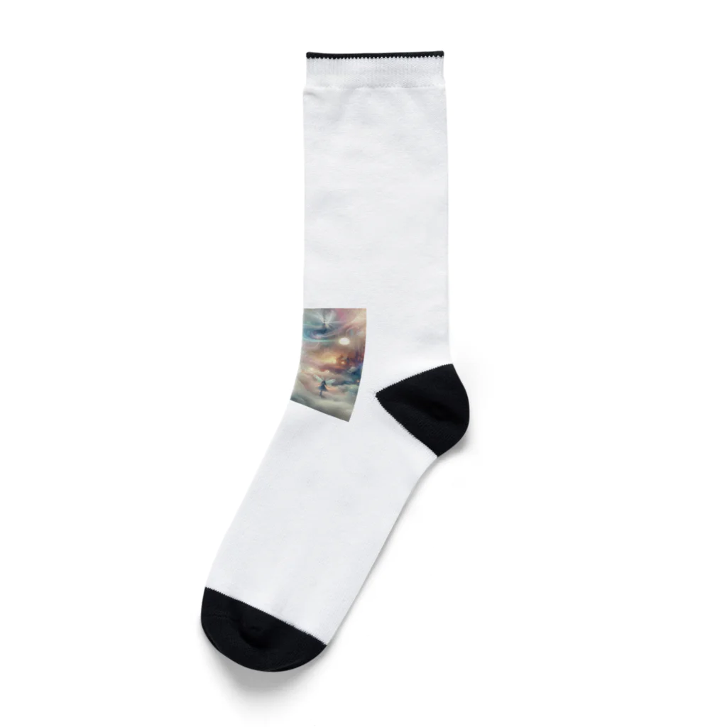 yumeの魅惑の夢世界へ誘う少女 Socks