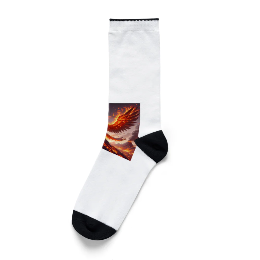 tenshinranmanのマグマファルコン1 Socks