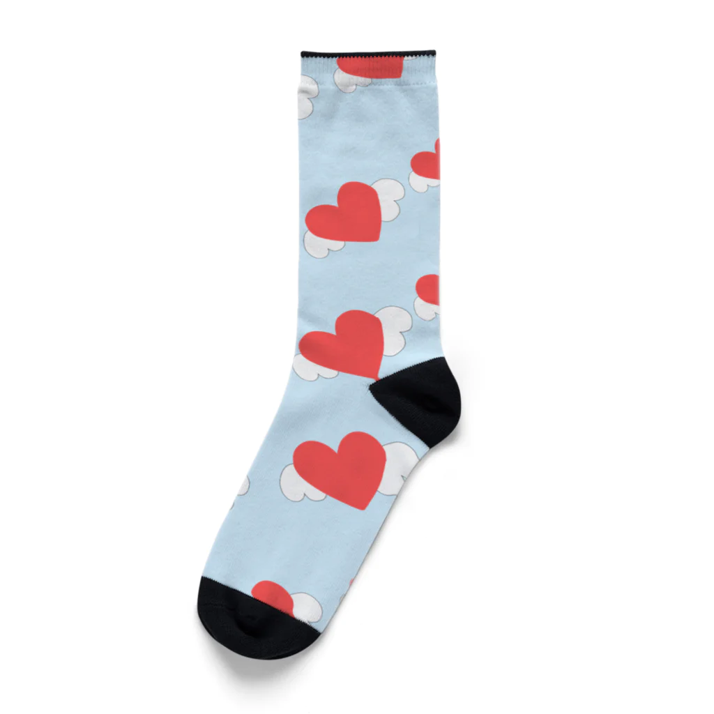 ファルツラインのHeartAngel SkyBule Socks