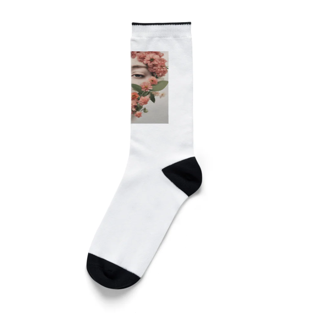 peach treeの鼻には花を Socks