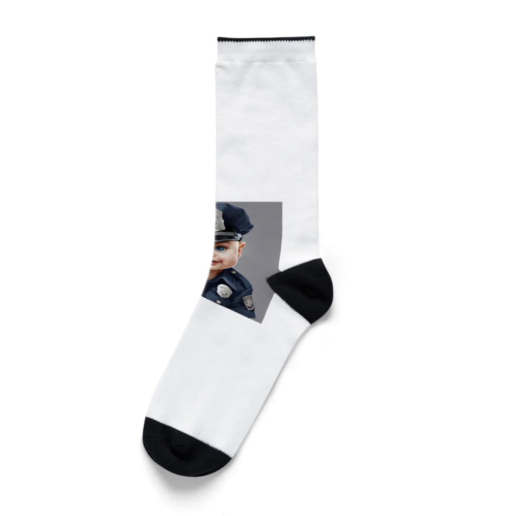 可愛いは宇宙のベビーポリスメン Socks