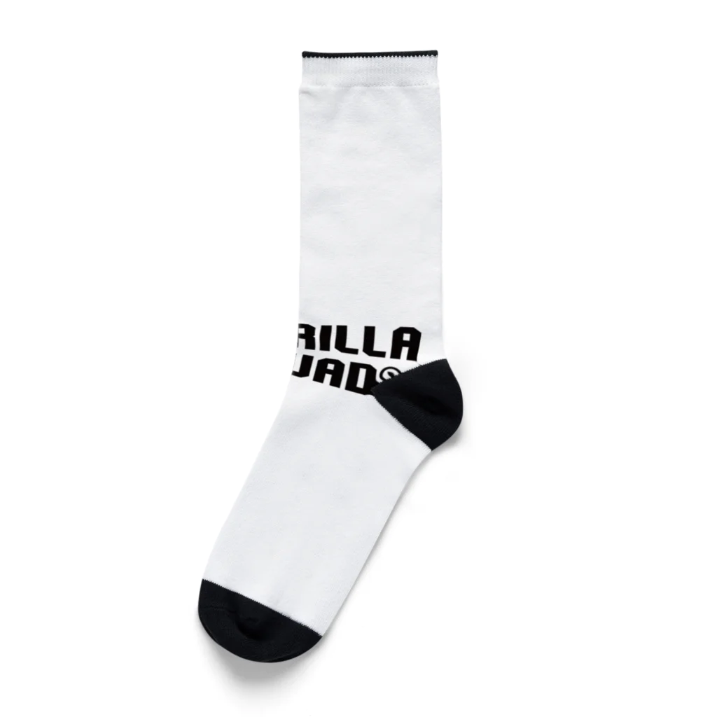 GORILLA SQUAD 公式ノベルティショップのGORILLA SQUAD ロゴ黒 Socks