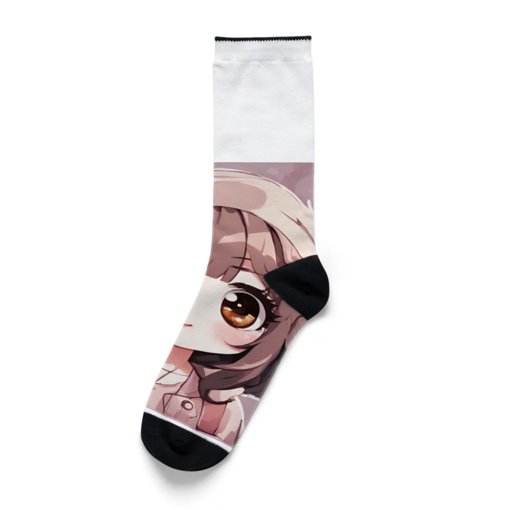 mikukiのかわいい女の子 Socks