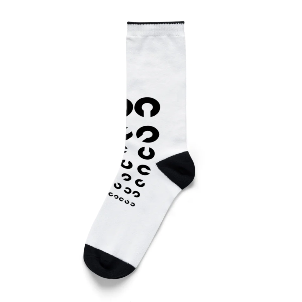 政治TVの視力検査デザイン Socks