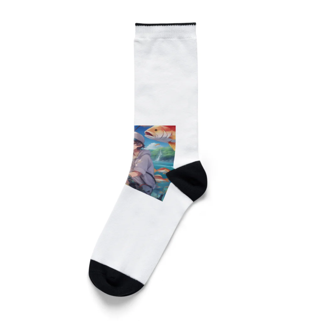 chillfishingの釣りガール爆釣！ Socks