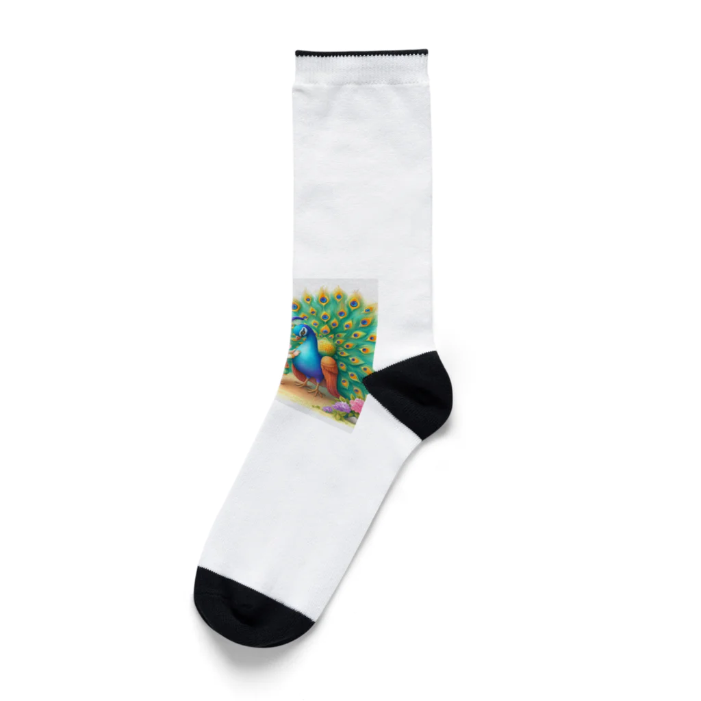 J-Peacockのイメージディスクリプション Socks