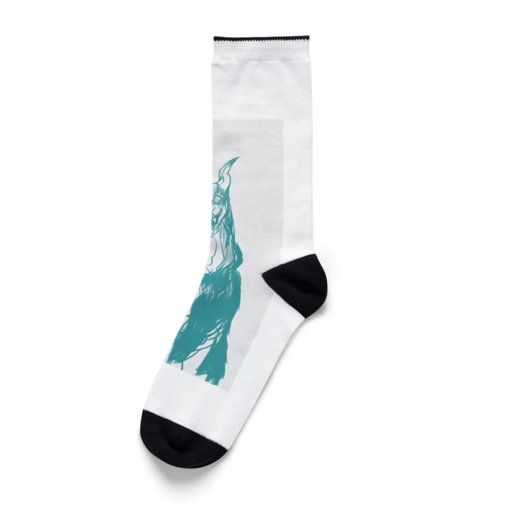 gupan_2023-12のヘルハウンド君　 Socks