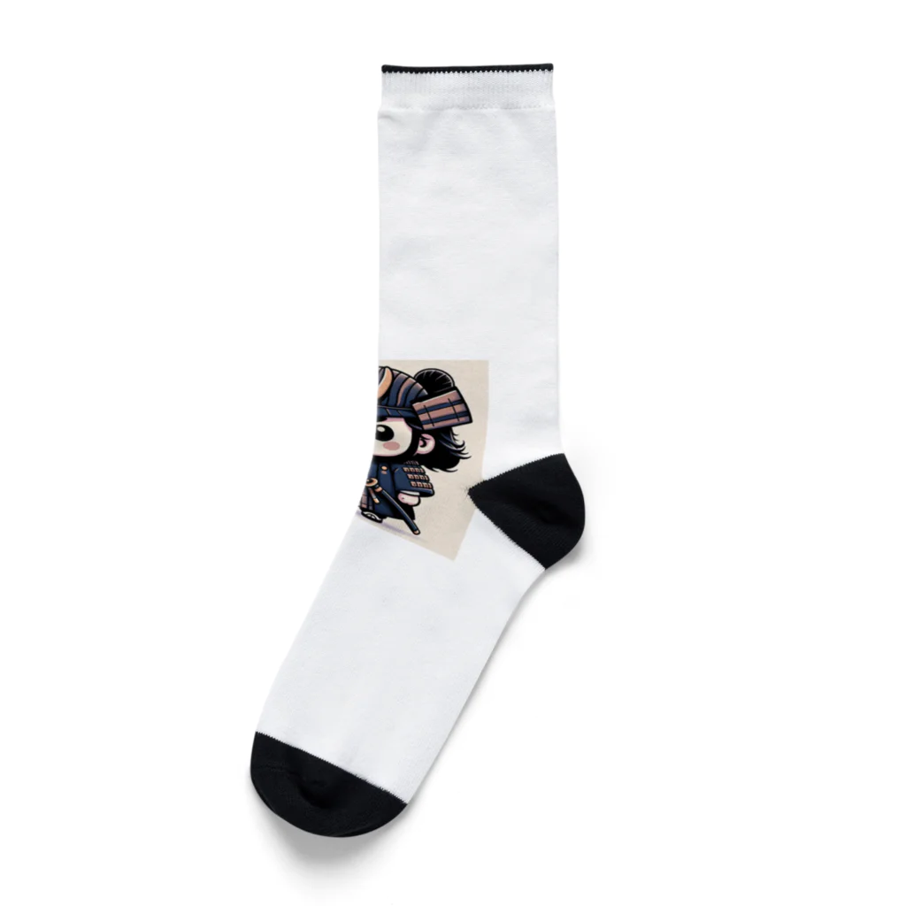 戦国時代マニアのデフォルメ小早川秀秋君 Socks