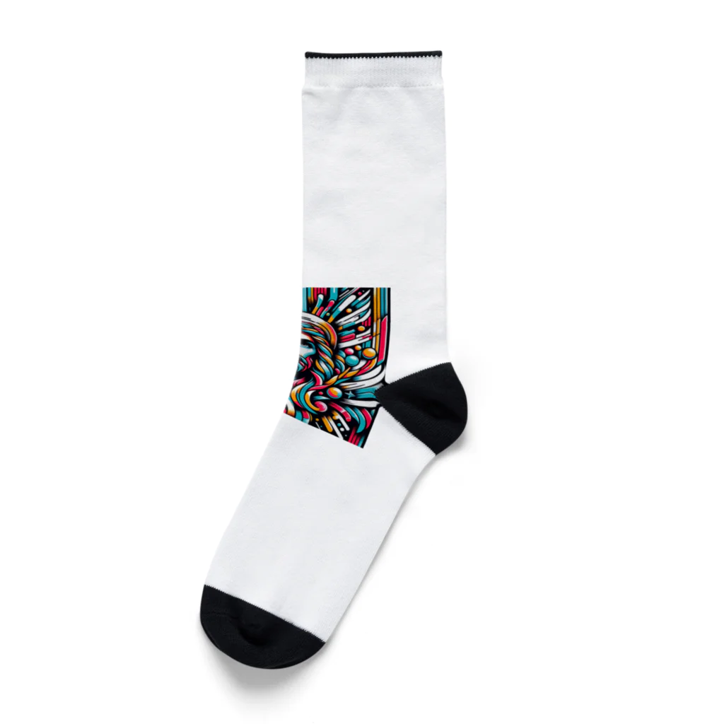 Kuris-DesignのThanks GOD,I'm alive. Socks