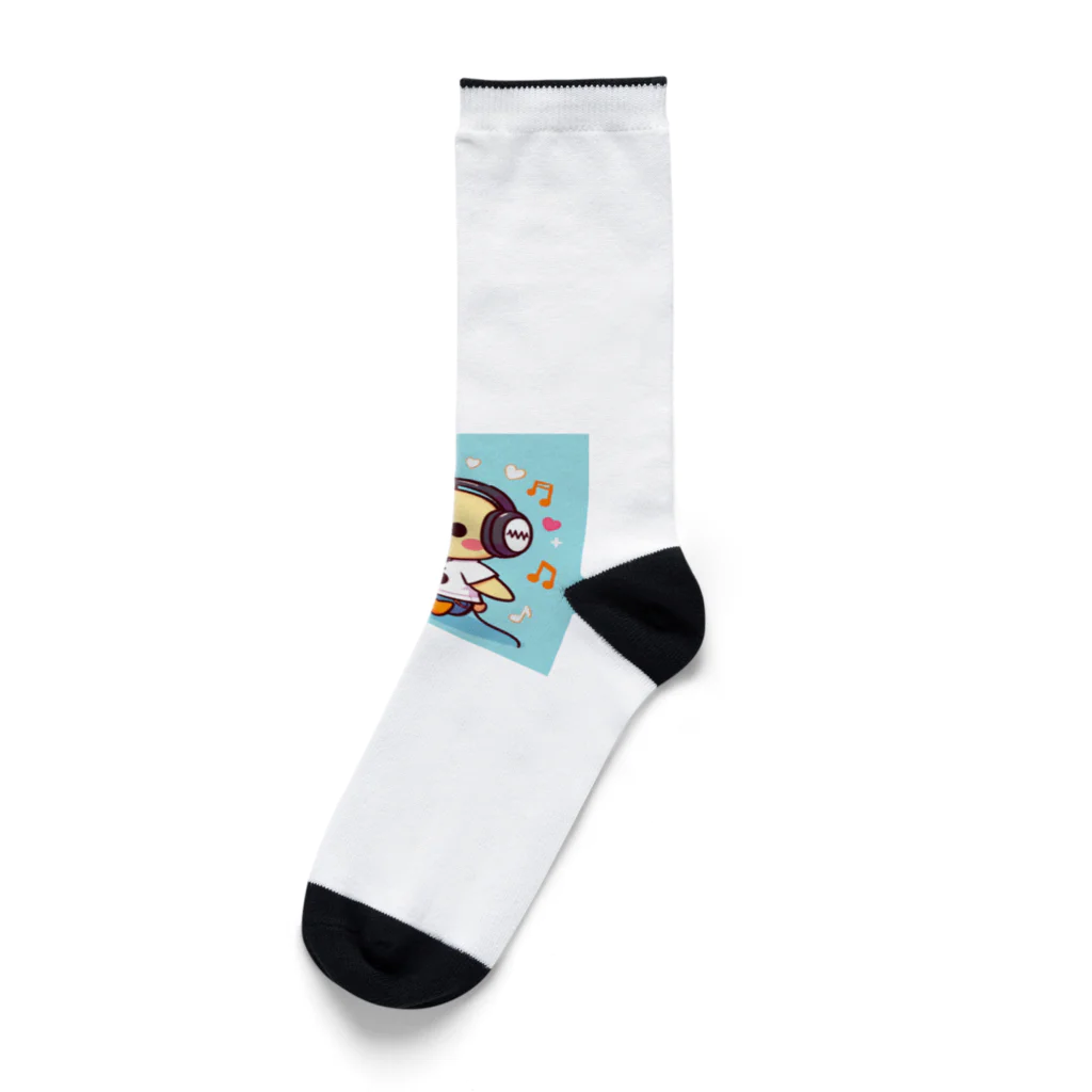 音楽ルー106のかわいいヒヨコ Socks