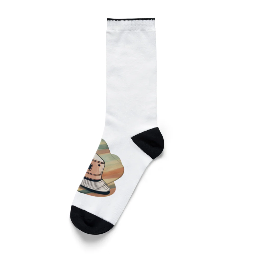 NaROOMの【アート】レトロかわいいバケットハット💗 Socks