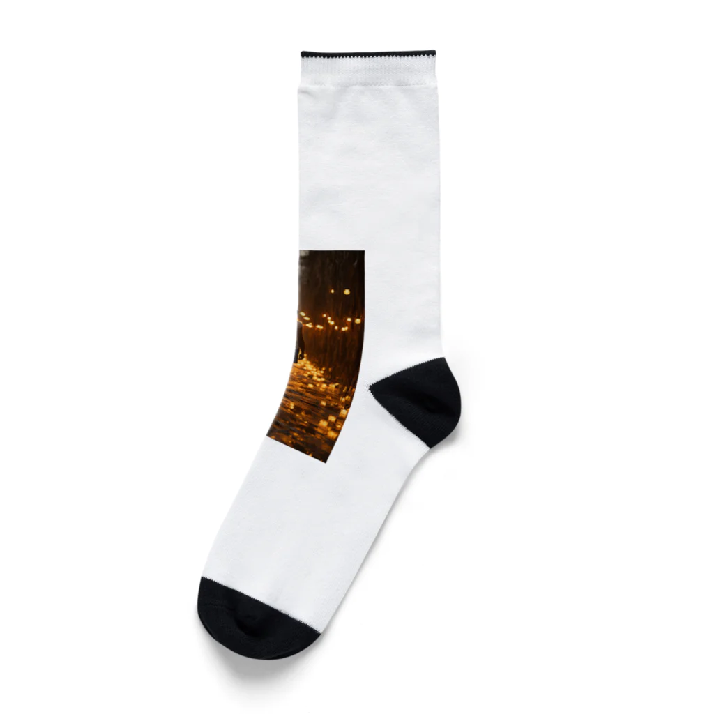 aoicanonのJourney Through the Lanterns Socks