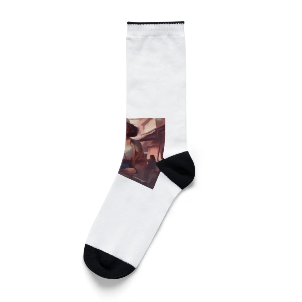 Kyon_IllustItemShopのグランジスタイルのファッションアイコン Socks
