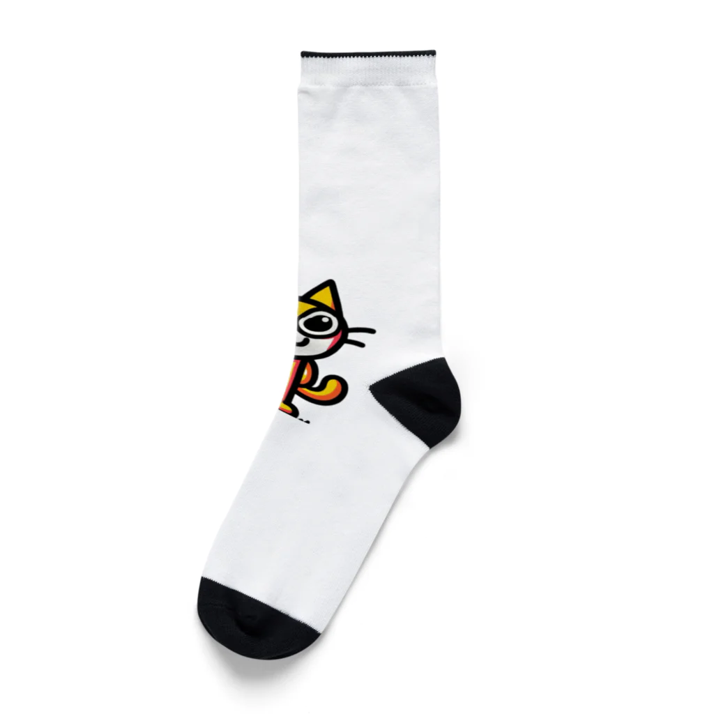 Motonokiの仮）ネコしゃん Socks