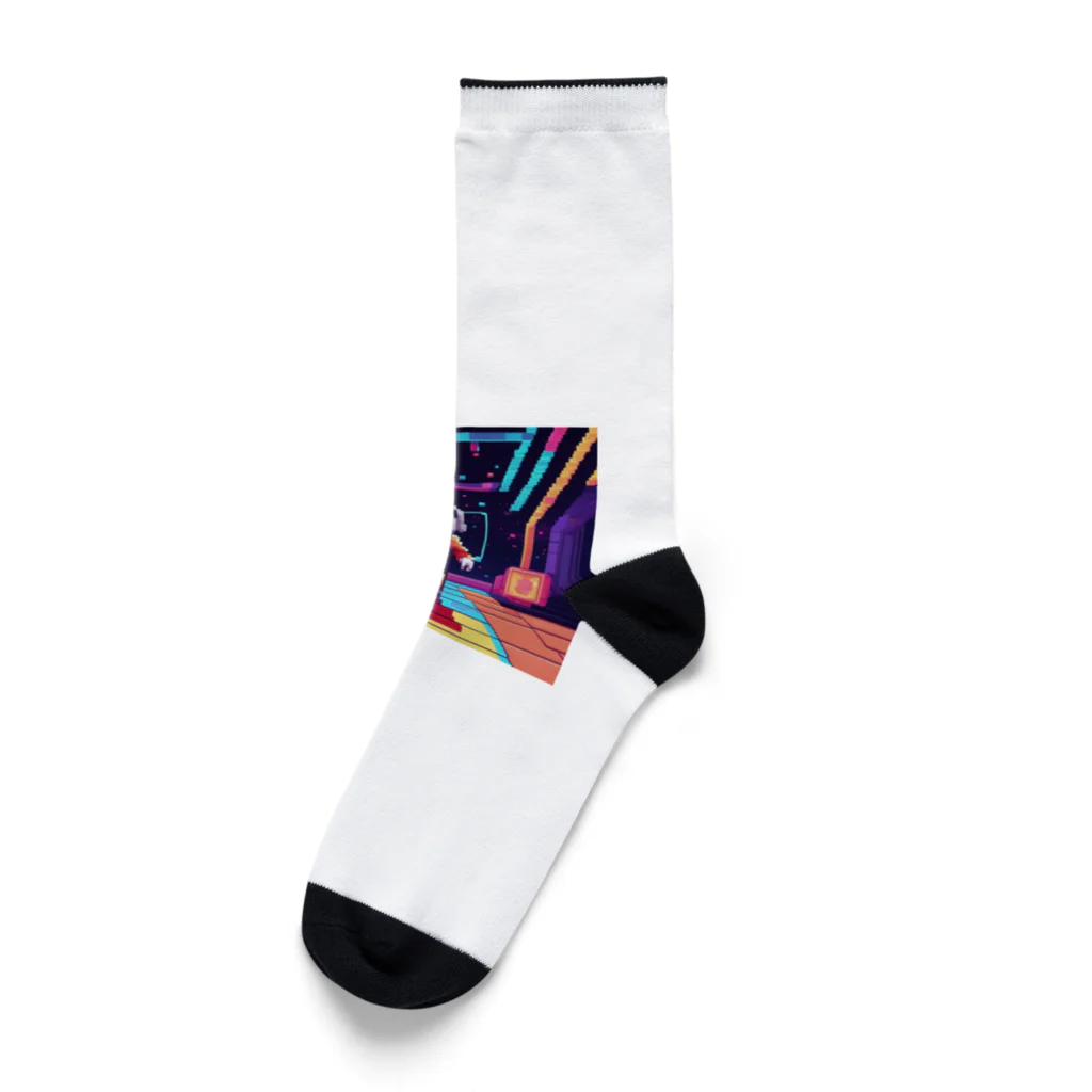 jsaofsjofaakoの宇宙船の中のダンスフロア Socks