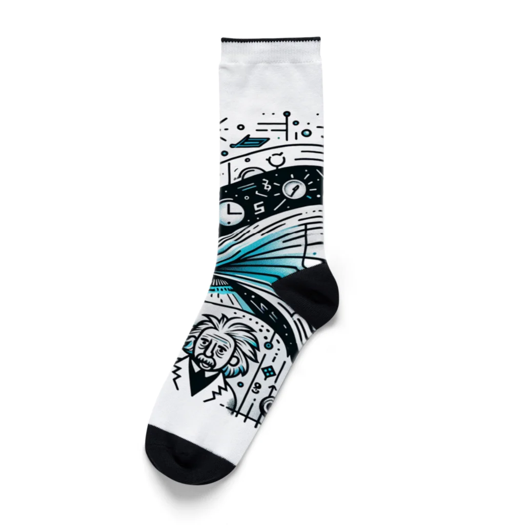 TYoshinoのアインシュタインの世界 Socks