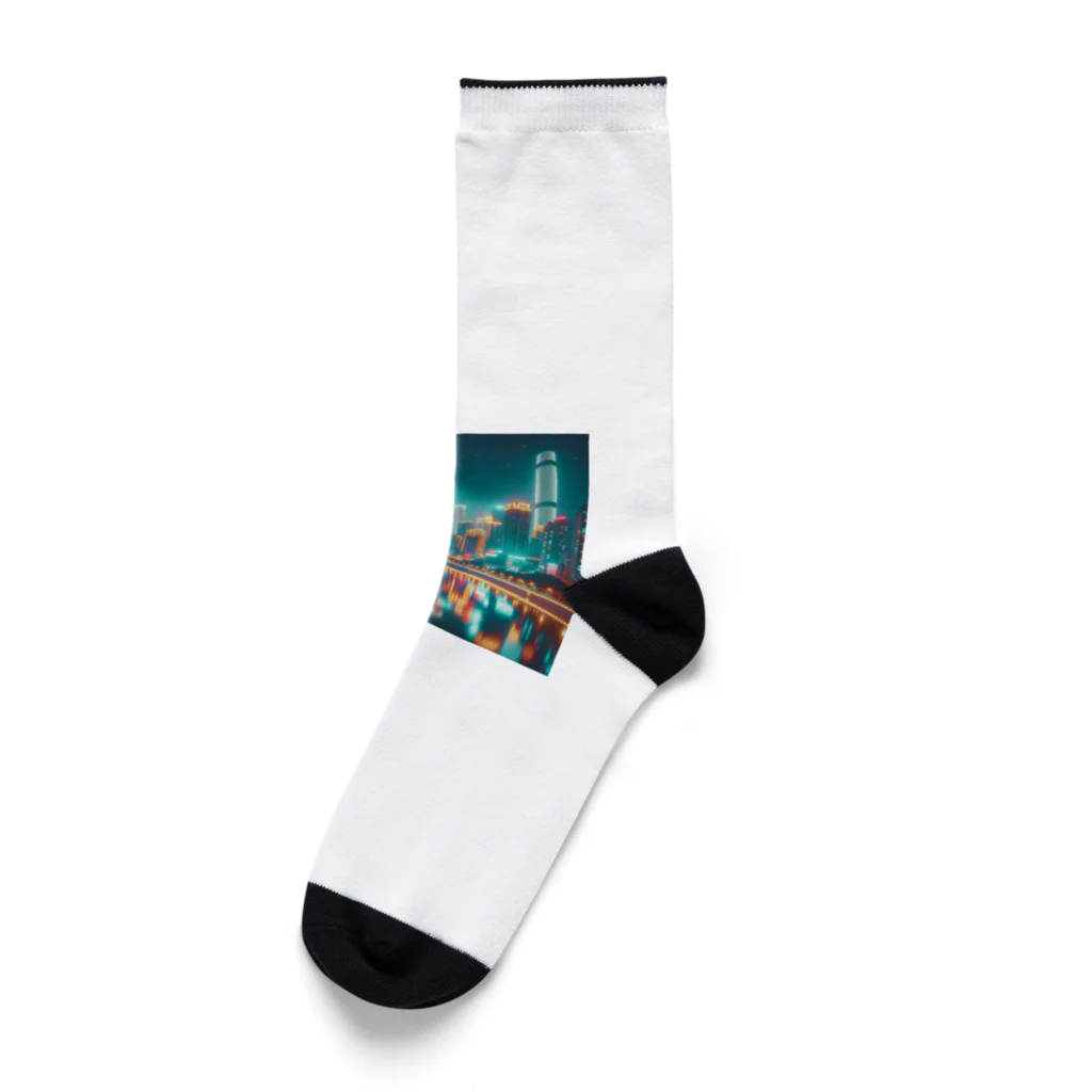 bobokeの夜景シリーズ Socks