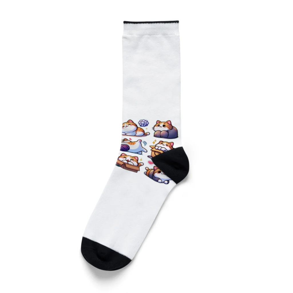 yurumonの癒しcat Socks