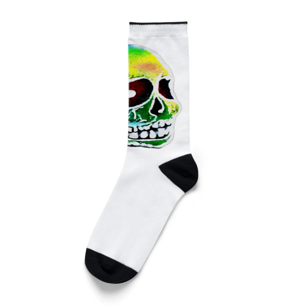 MEGROOVEのドクロ💀3 Socks