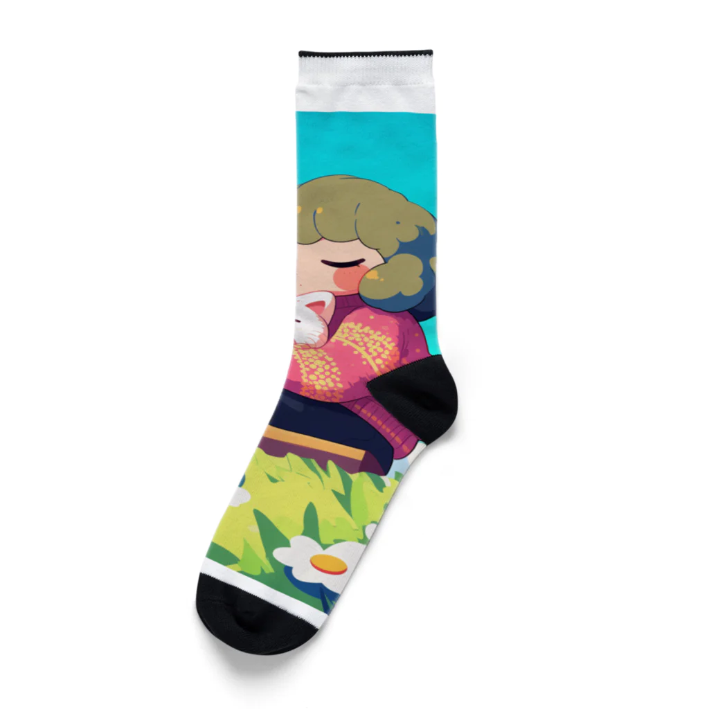 カケウエハスのふく Socks