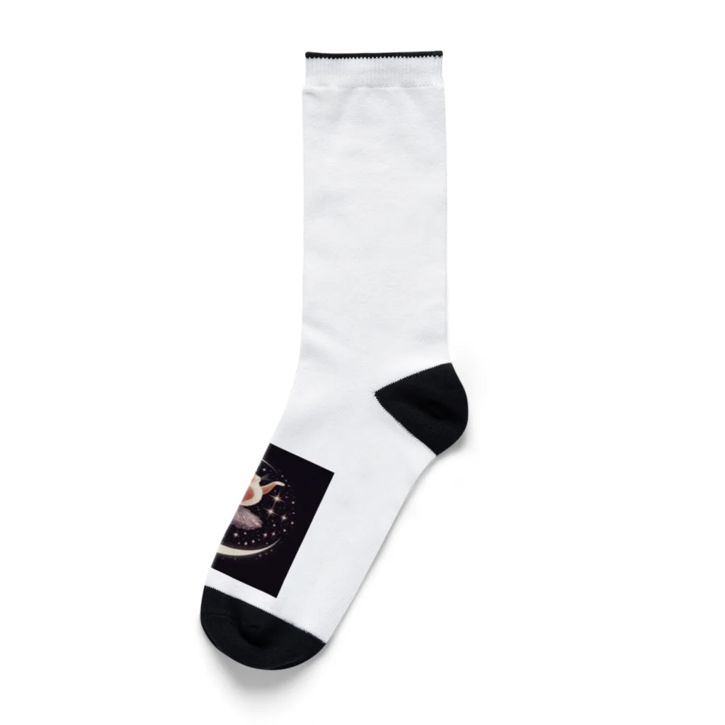 asama0906のバレエする猫 Socks