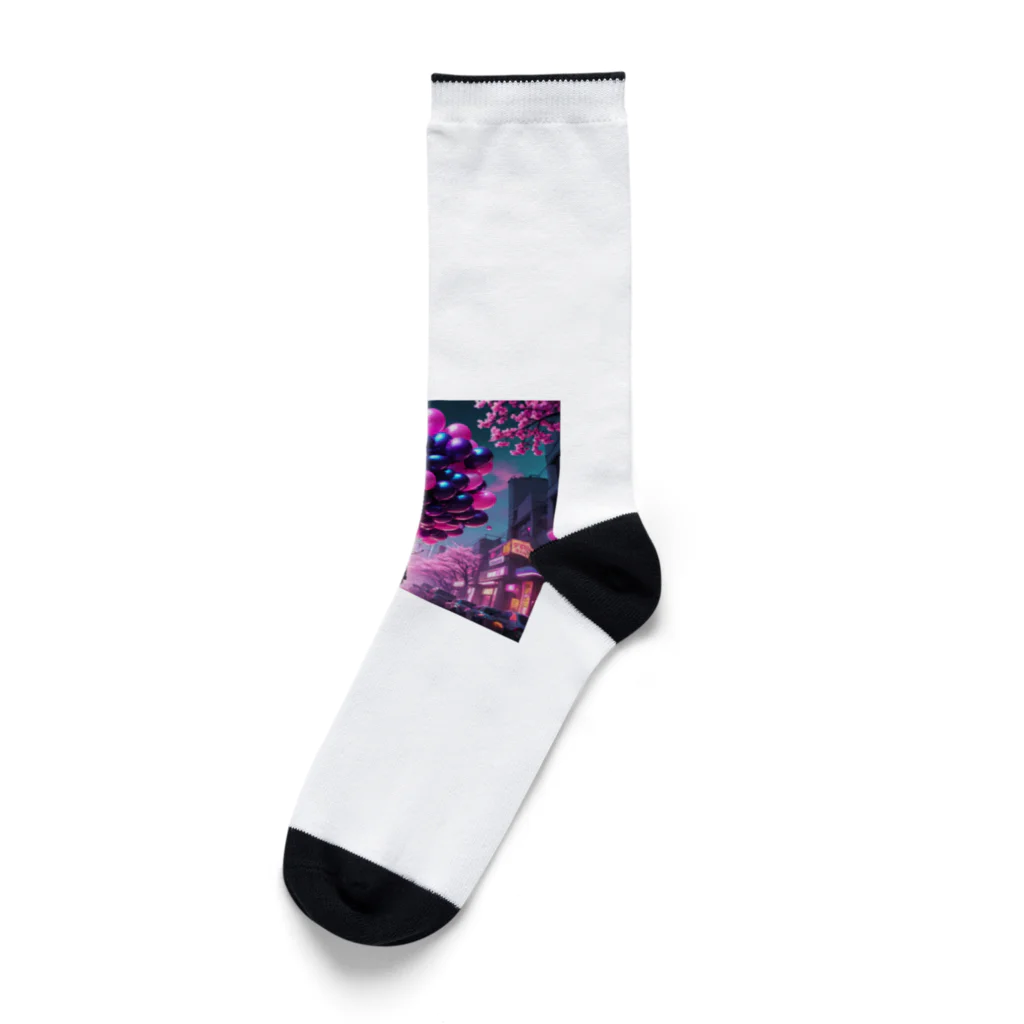 nkcamelliaのバルーン Socks