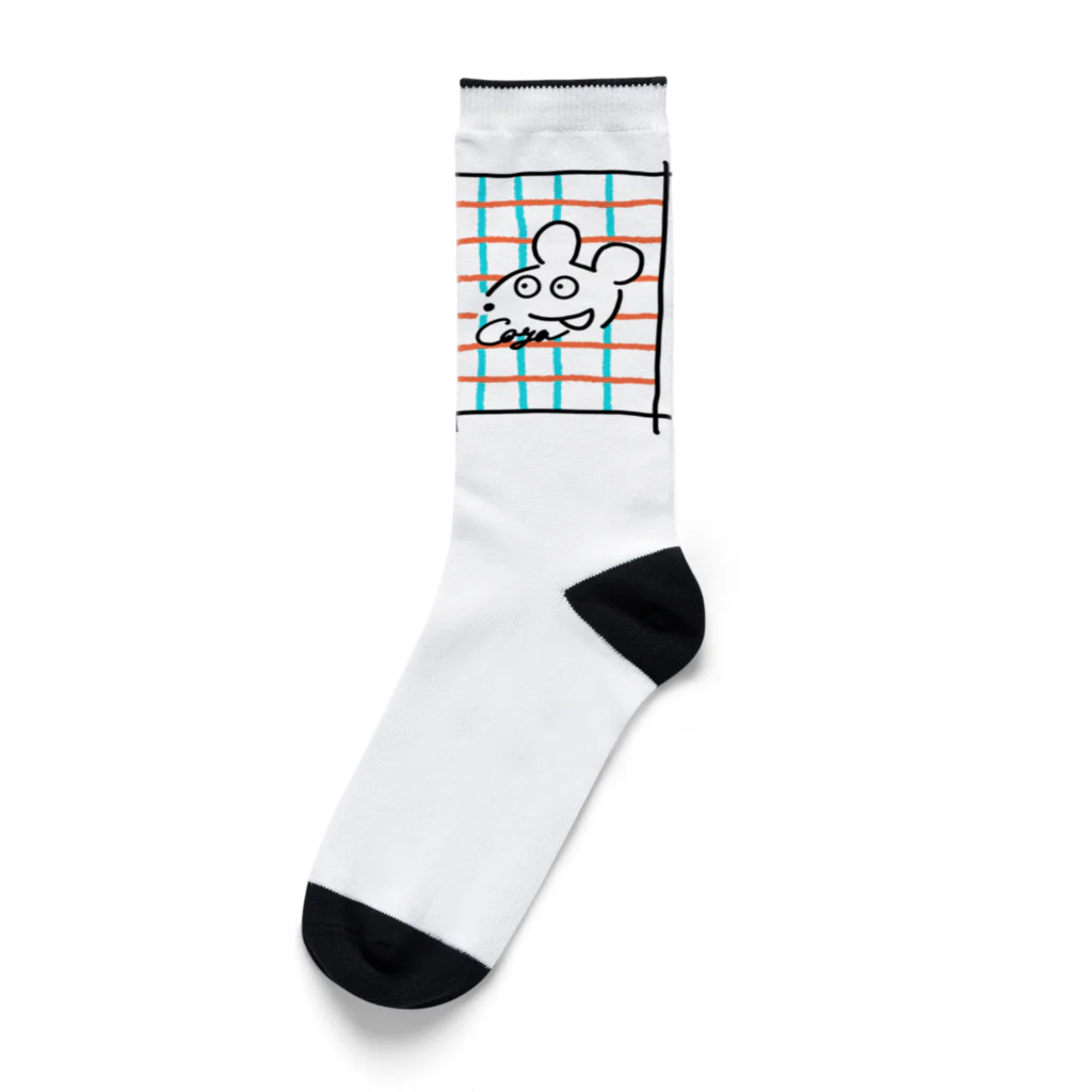 coyachi__のこやねずみ夏 Socks