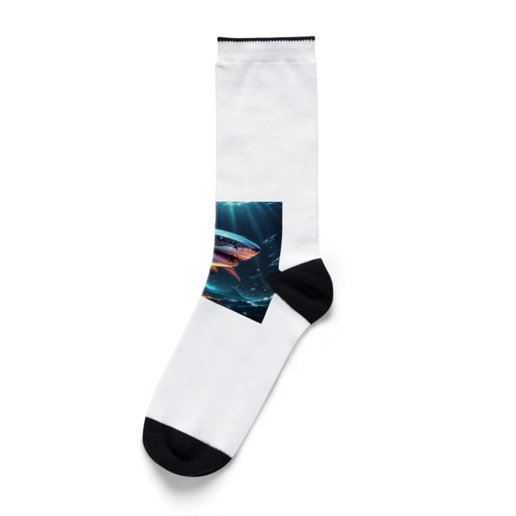 しんすけの強そうなサメ Socks