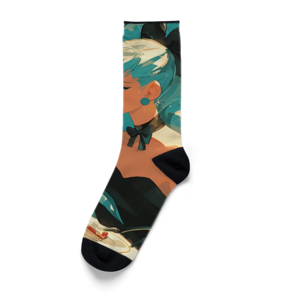 AQUAMETAVERSEのティファニーでお茶を　Hime  2530 Socks