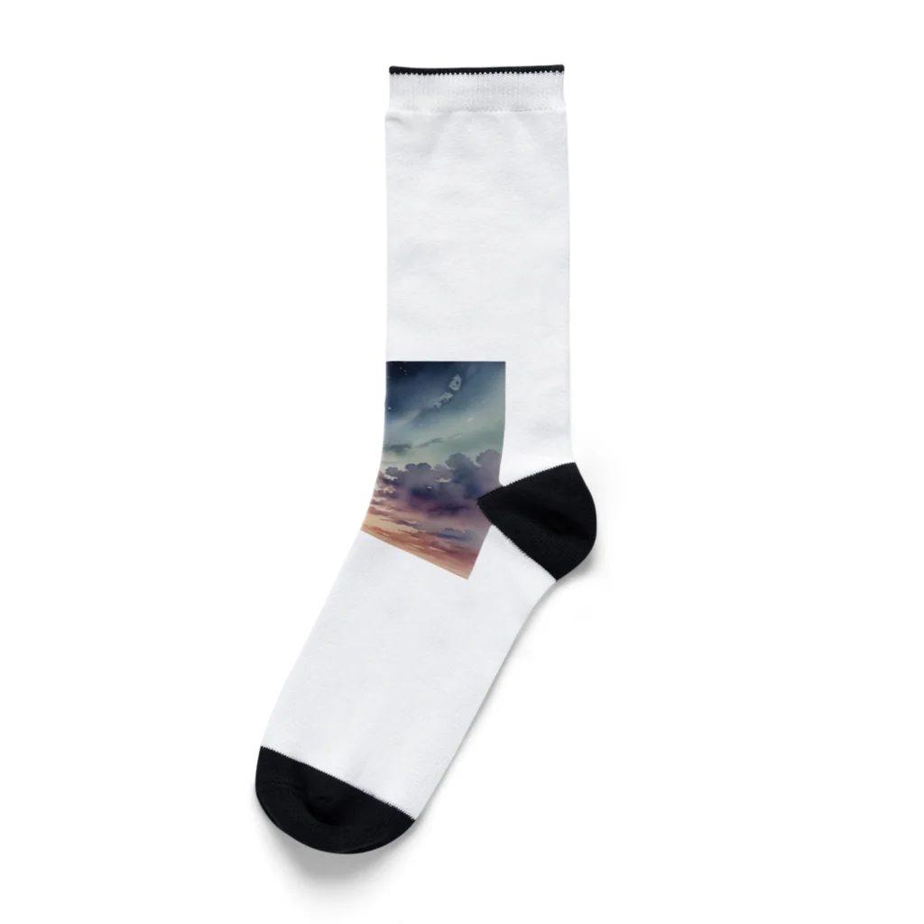 秋山せれなの空のグラデーション Socks