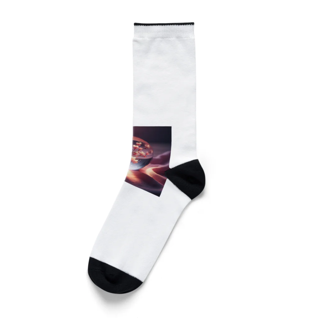 運気上昇グッズストアの桜水晶 Socks