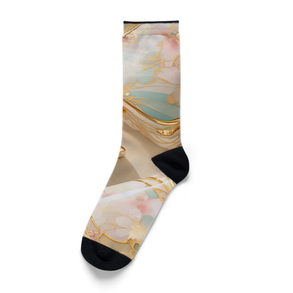 AQUAMETAVERSEの小物入れ、可愛い　なでしこ1478 Socks