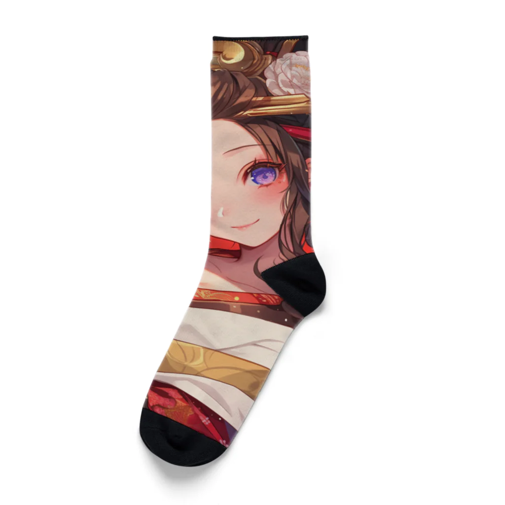 AQUAMETAVERSEの祝福の節句に舞う、紅梅の姫 Socks