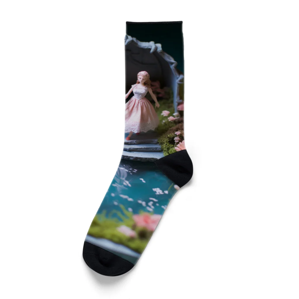 AQUAMETAVERSEの花を飾るインテリア　なでしこ1478 Socks