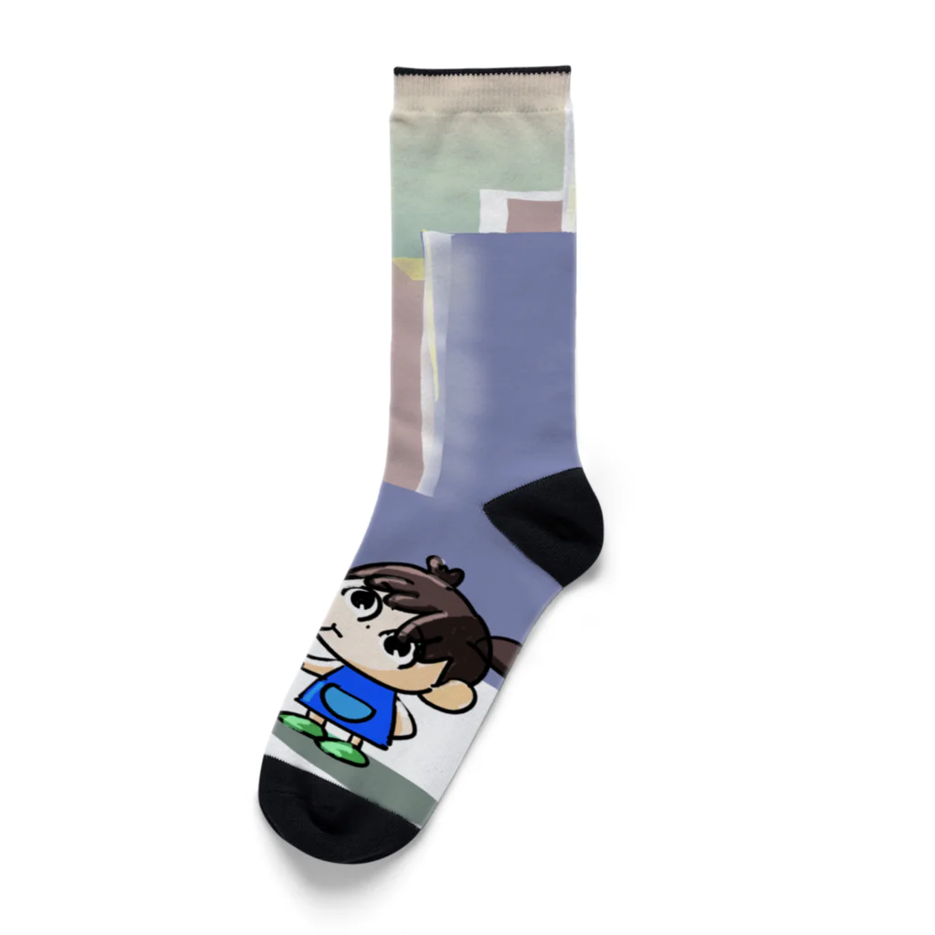 タタンタタンの朝日と牛乳 Socks