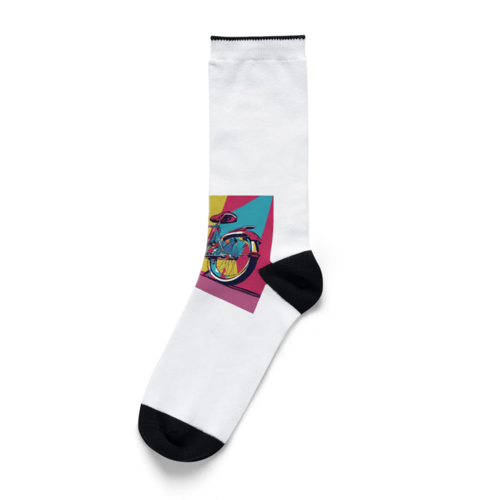 NeoPopGalleryのPOPART bicycle Socks