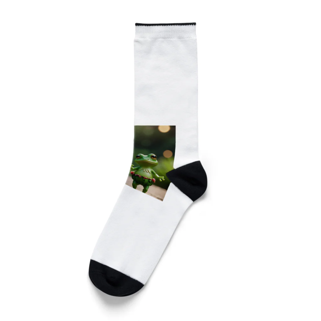 二宮大輔のおまつりカエル Socks