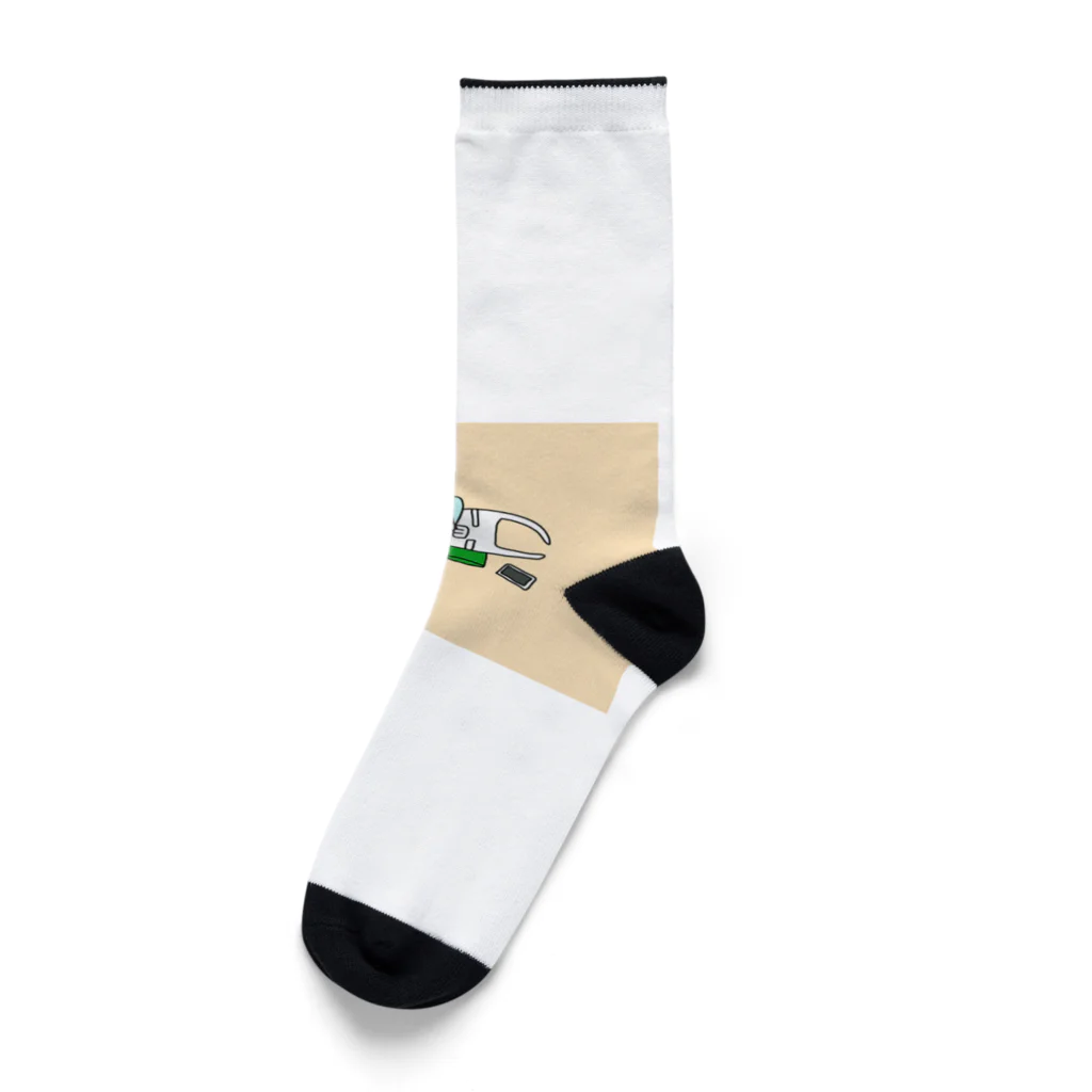 anco91　フレンチブルドックのanco9　昼寝 Socks