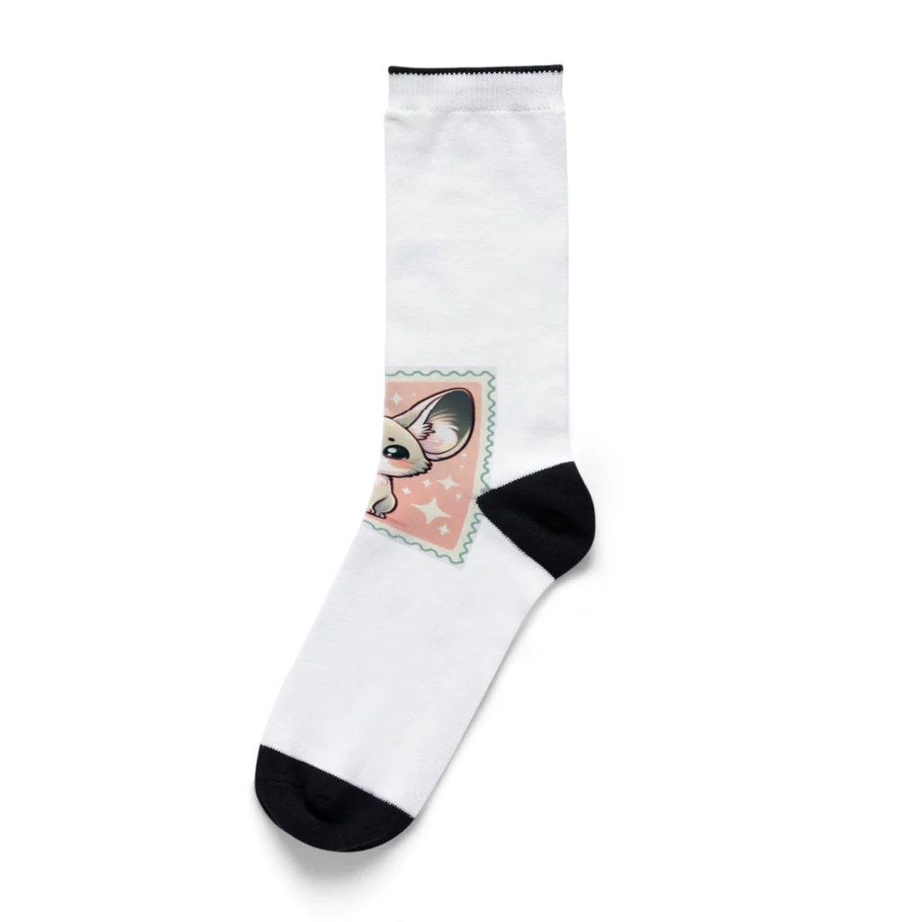 ゆうちゃんNFTいいねの耳長フェネックちゃん21 Socks